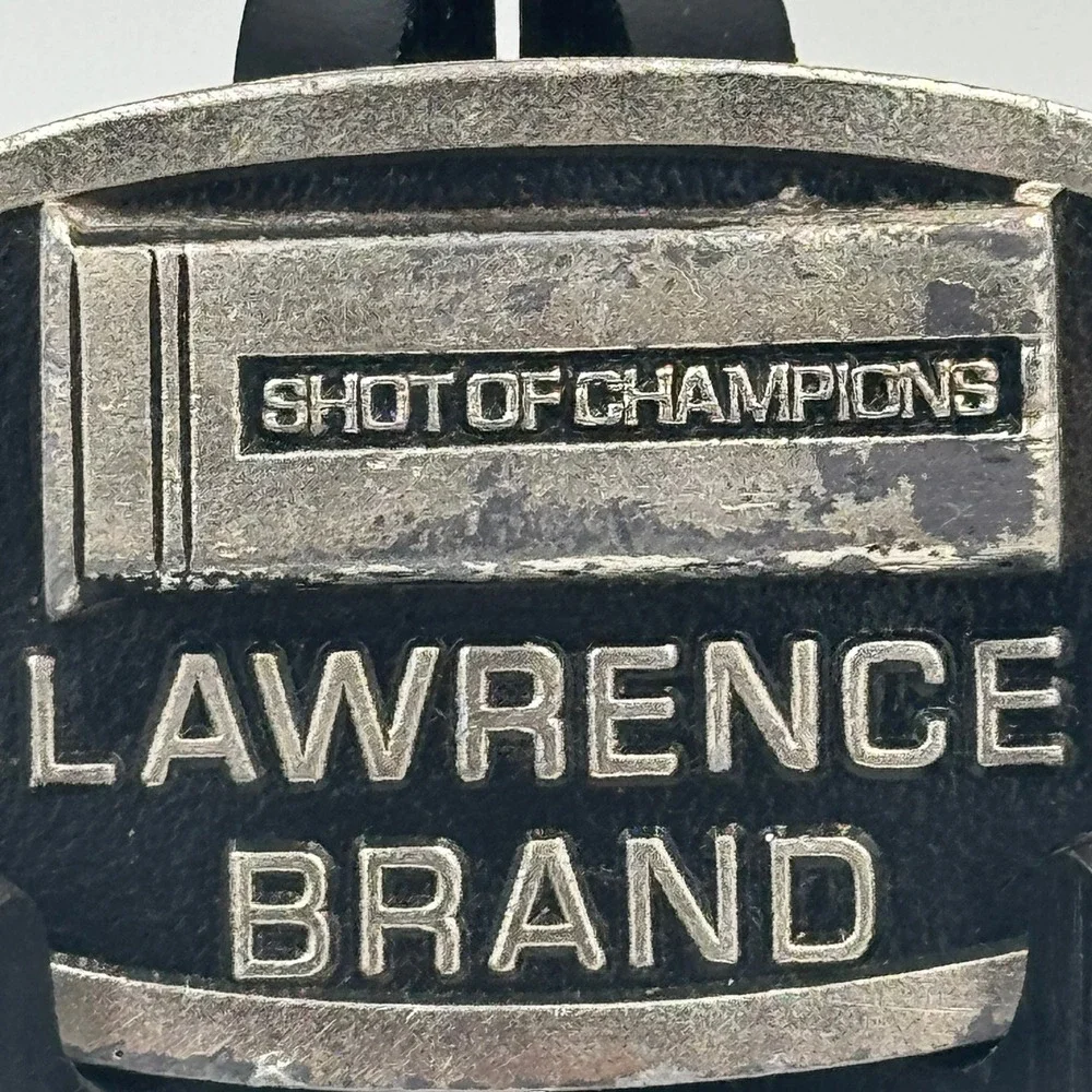 Vintage Lawrence‎ Brand Shot of Champions Shotgun Shell Belt Buckle